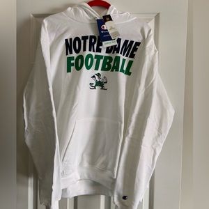 NOTRE DAME hoodie size Large